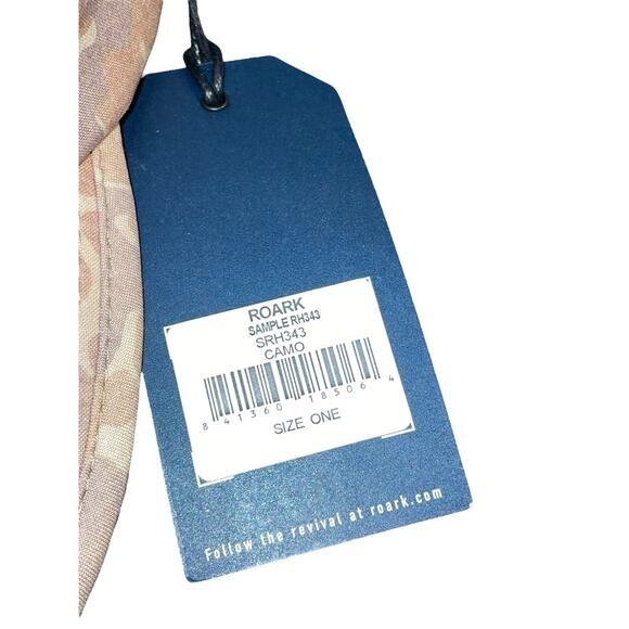 Roark Revival Crush It Baseball Cap Hat Adjustable Artifacts Adventure Tan Camo - Picture 6 of 14